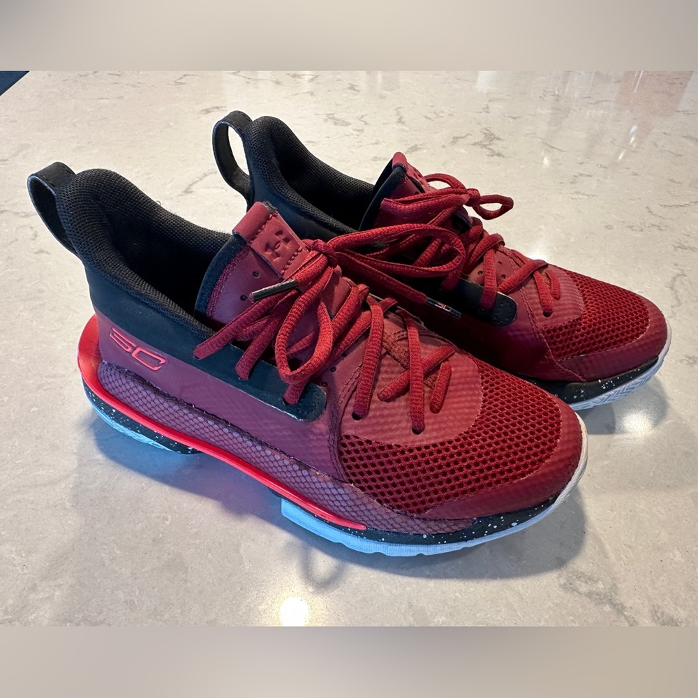 Under Armour boys basketball shoes